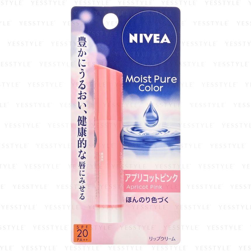 Nivea Japan - Moist Pure Color Lippenbalsem SPF 20 PA++