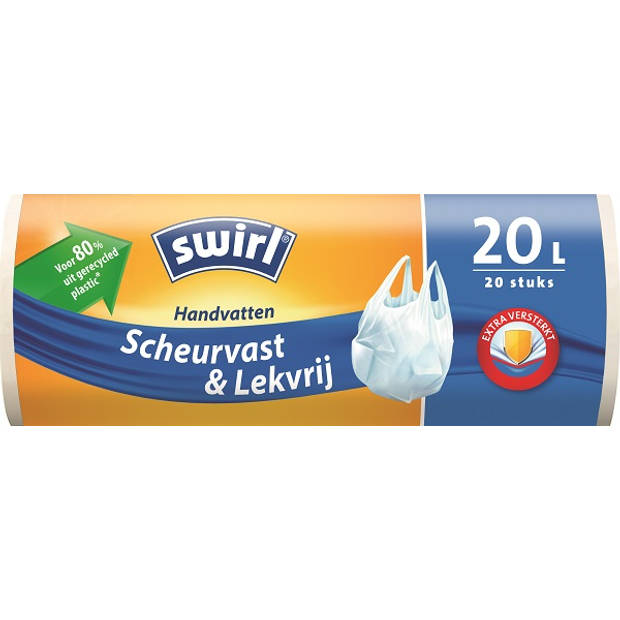 Swirl Pedaalemmerzak met handvatten 20 Liter