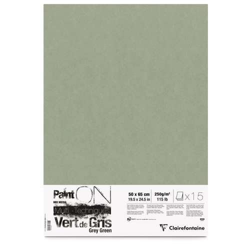 Clairefontaine Paint ON, grüngrau