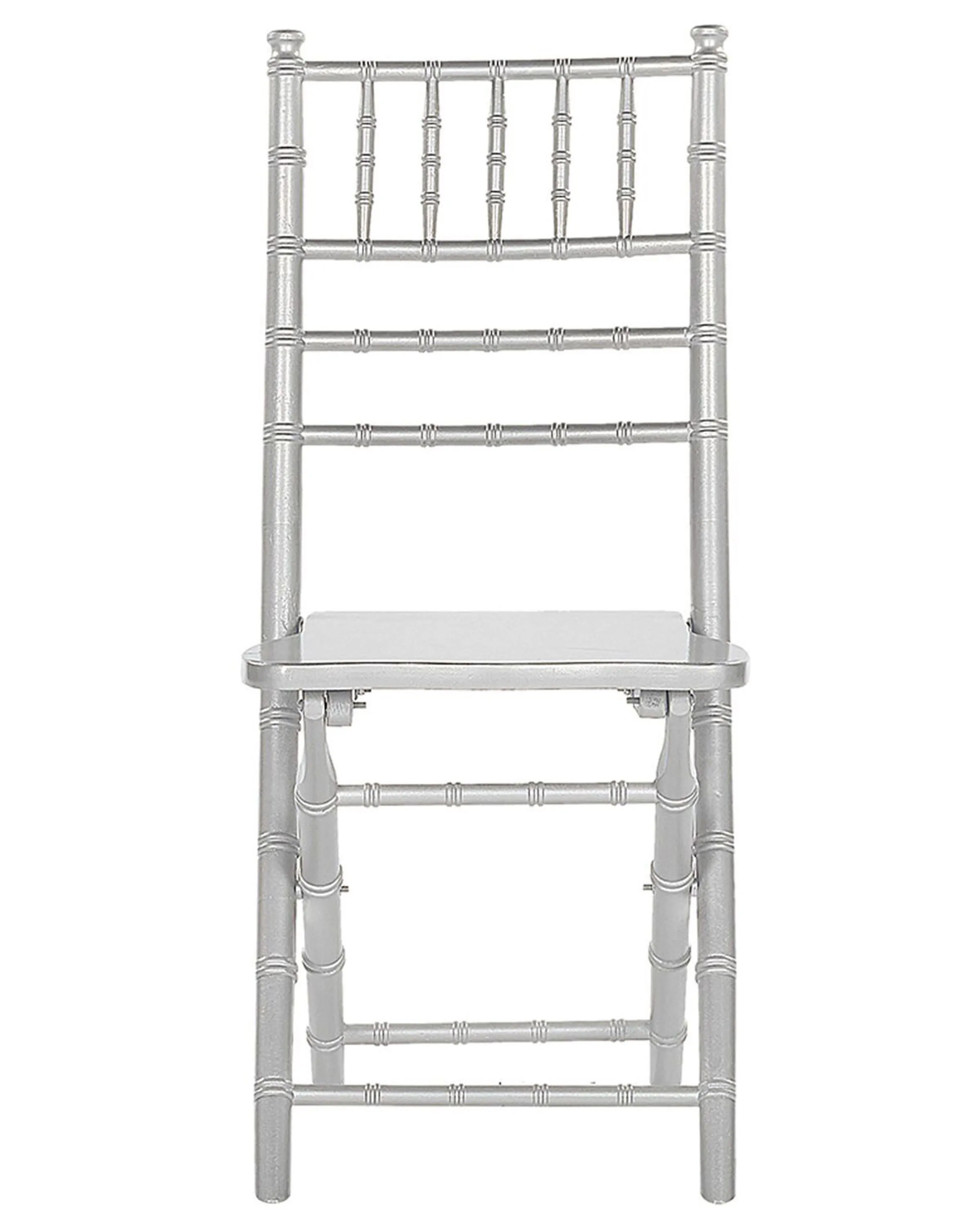 Set van 4 eetkamerstoelen inklapbaar MACHIAS Beukenhout Zilver