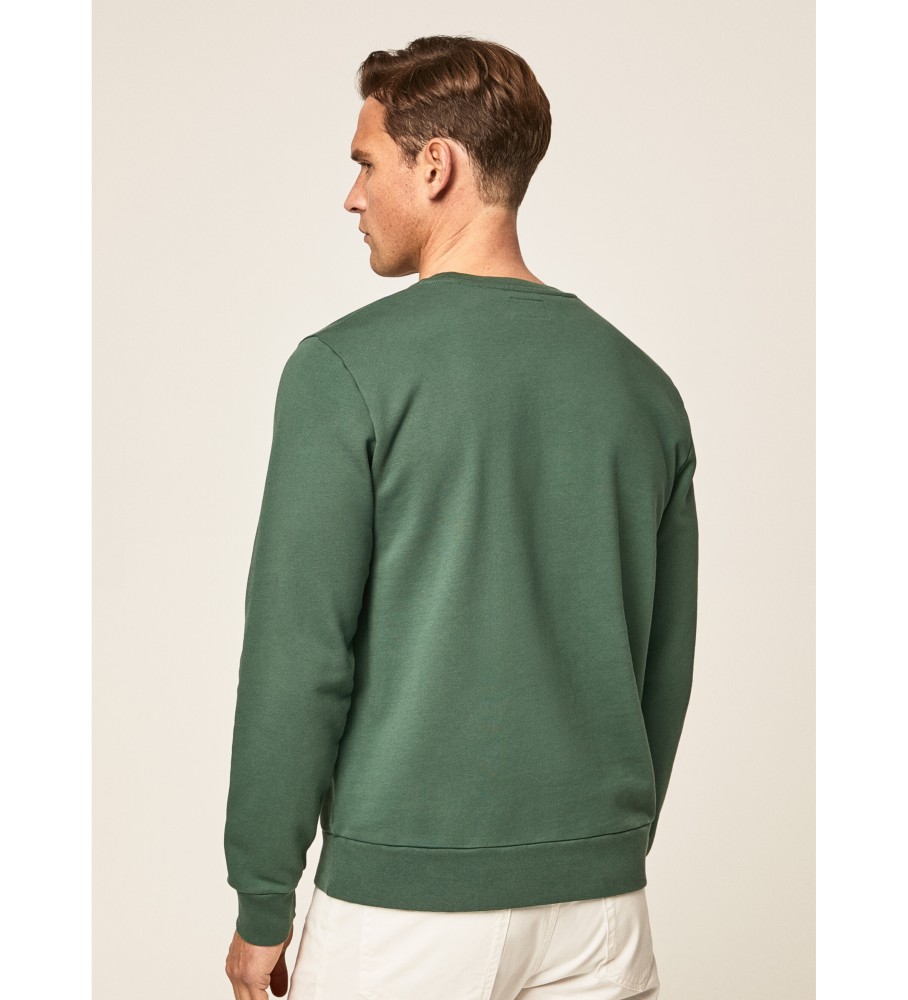 Moletom Hackett Fleece com Logotipo Bordado (Verde)