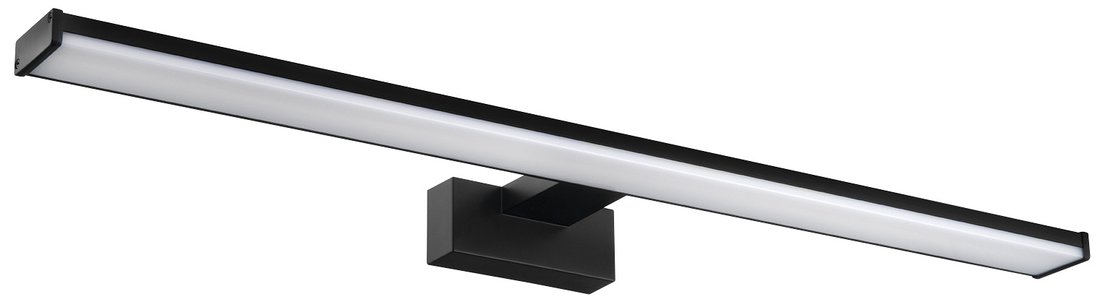 Sapho Chicago spiegellamp 60cm zwart mat
