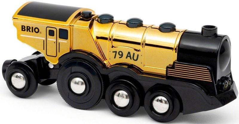 BRIO - World 33630 - Batterielok - Goud - Hout - Licht en Geluid