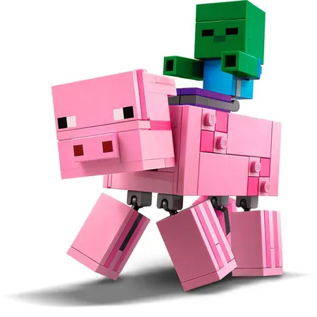 LEGO® Minecraft™ BigFig Schwein mit Zombiebaby