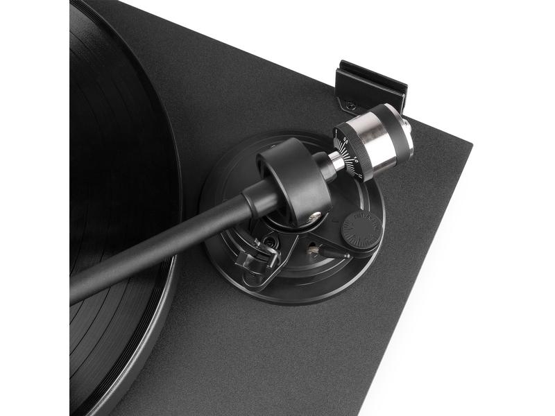 Audizio Plattenspieler RP340 Schwarz HiFi-Plattenspieler mit Riemenantrieb