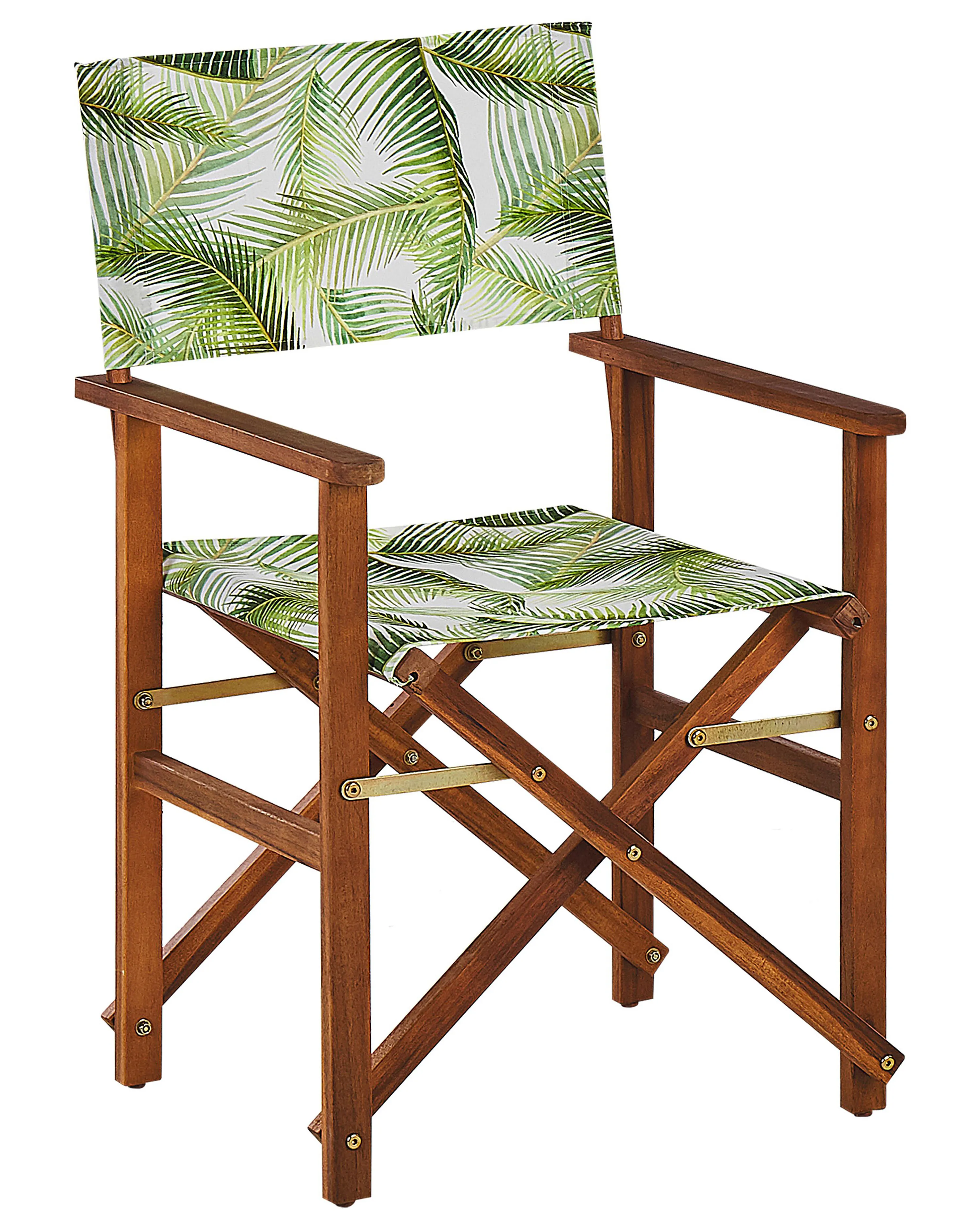 Set van 2 tuinstoelen CINE Acaciahout Lichtgroen