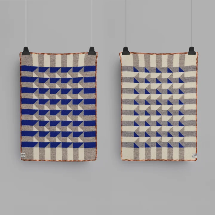 Røros Tweed - Kvam Babydecke, 100 x 67 cm, greyscale