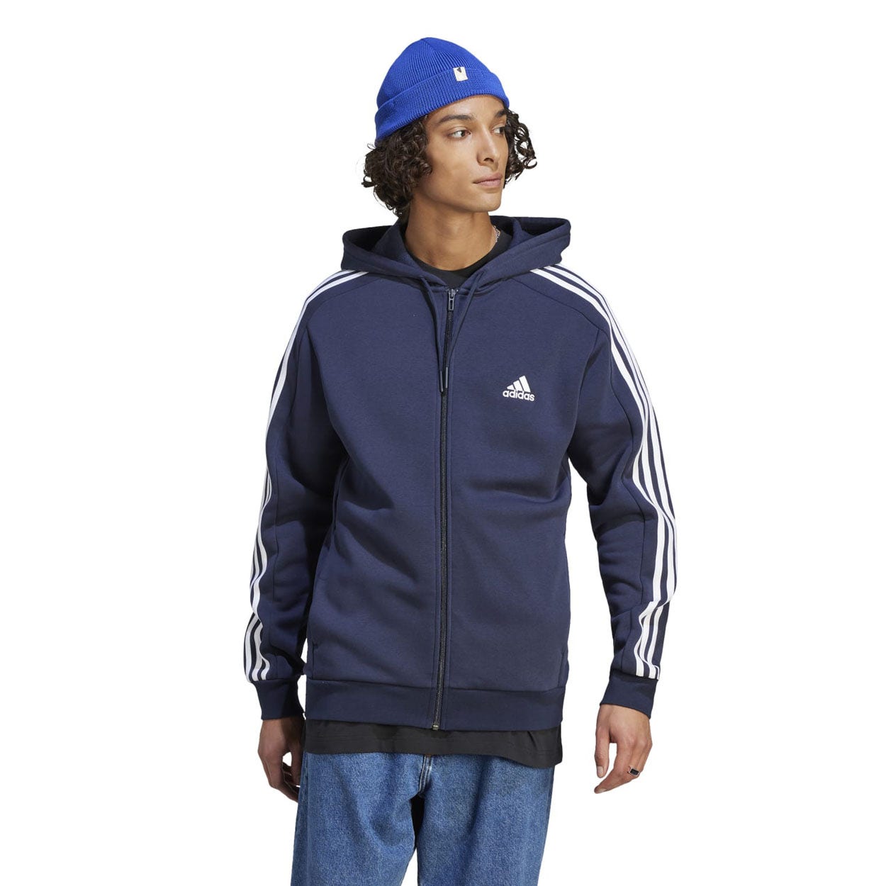 adidas  Essentials Fleece 3-Stripes Hoodie