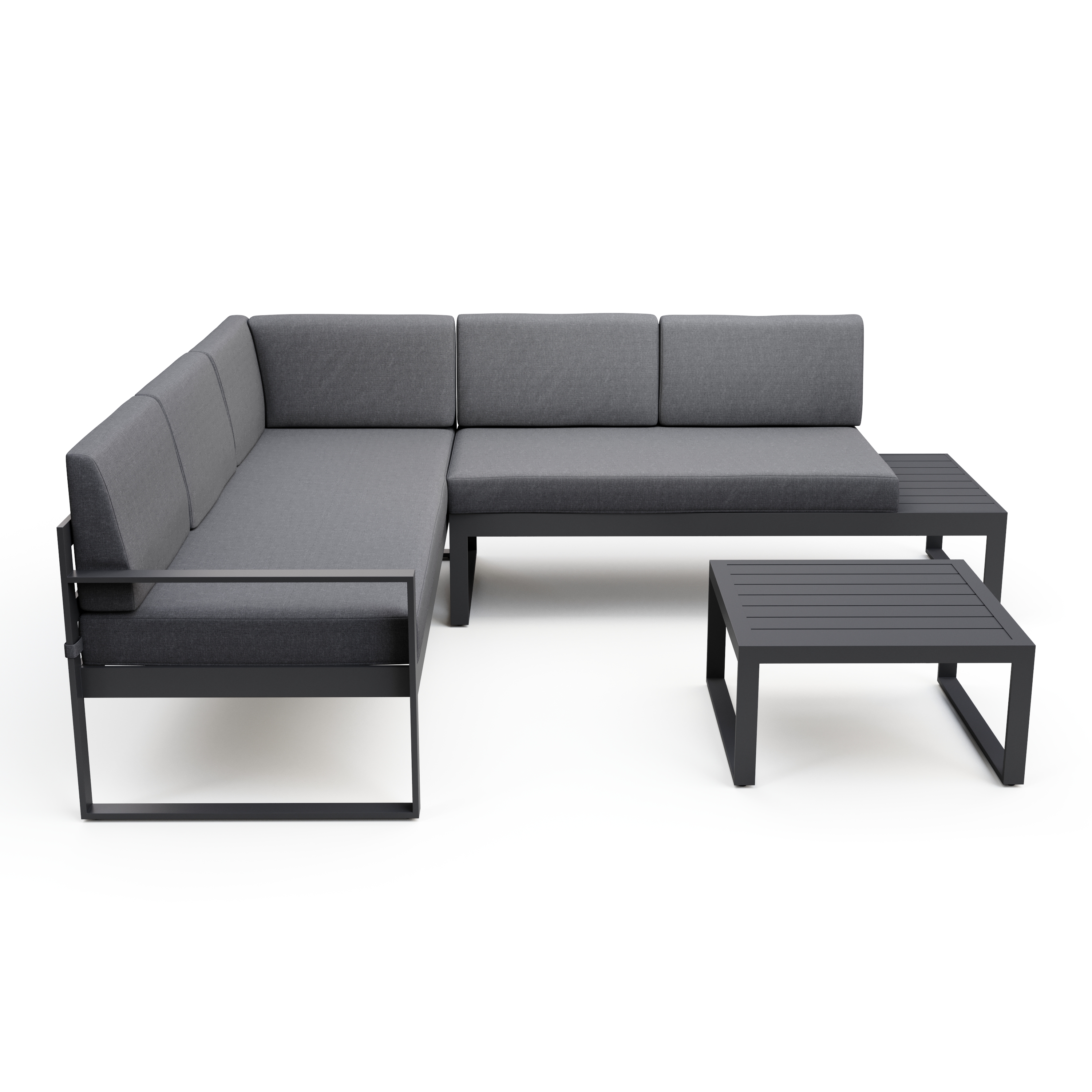 Lounge ROKSOLANA anthrazit/schwarz