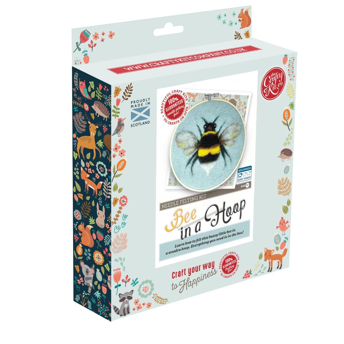 Bee In A Hoop Needle Felting Kit
