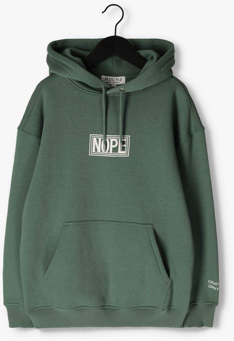 HOUND groene hound trui oversized hoodie