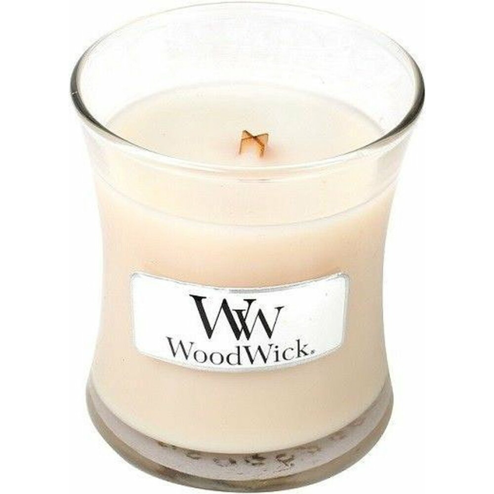 WoodWick Geurkaars Mini Vanilla Bean85 gr