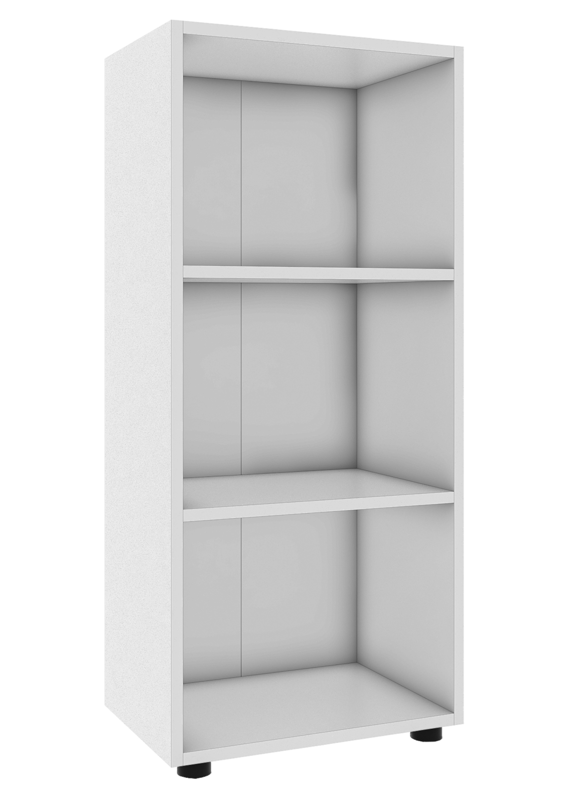 Regal ULAS - weiß - 2 Fächer - 49 cm