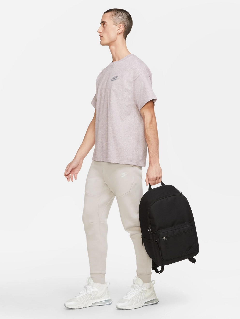 Nike Heritage Eugene 23L Backpack black/black/black