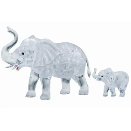 HCM Kinzel Crystal Puzzle - Elefantenpaar, 46 Teile
