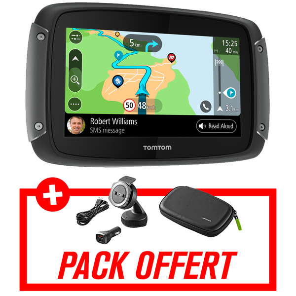 TomTom - GPS Rider 550 Pack Voyage