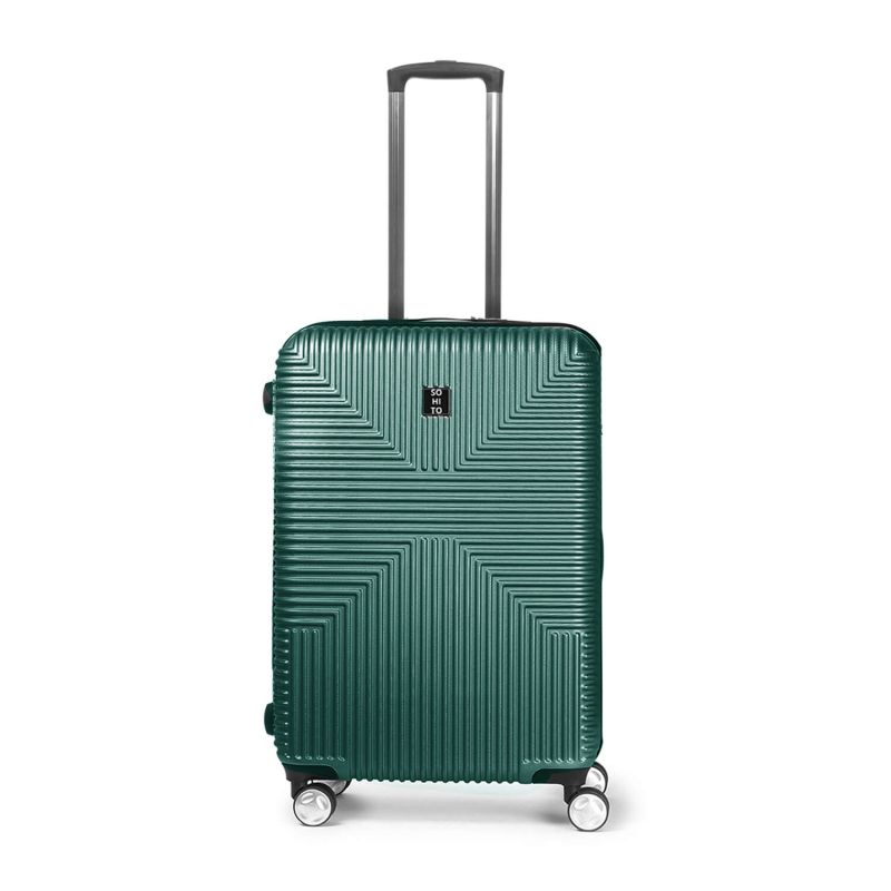Lot de 3 valises rigides Takai Extensibles 55, 67 et 77 cm Vert