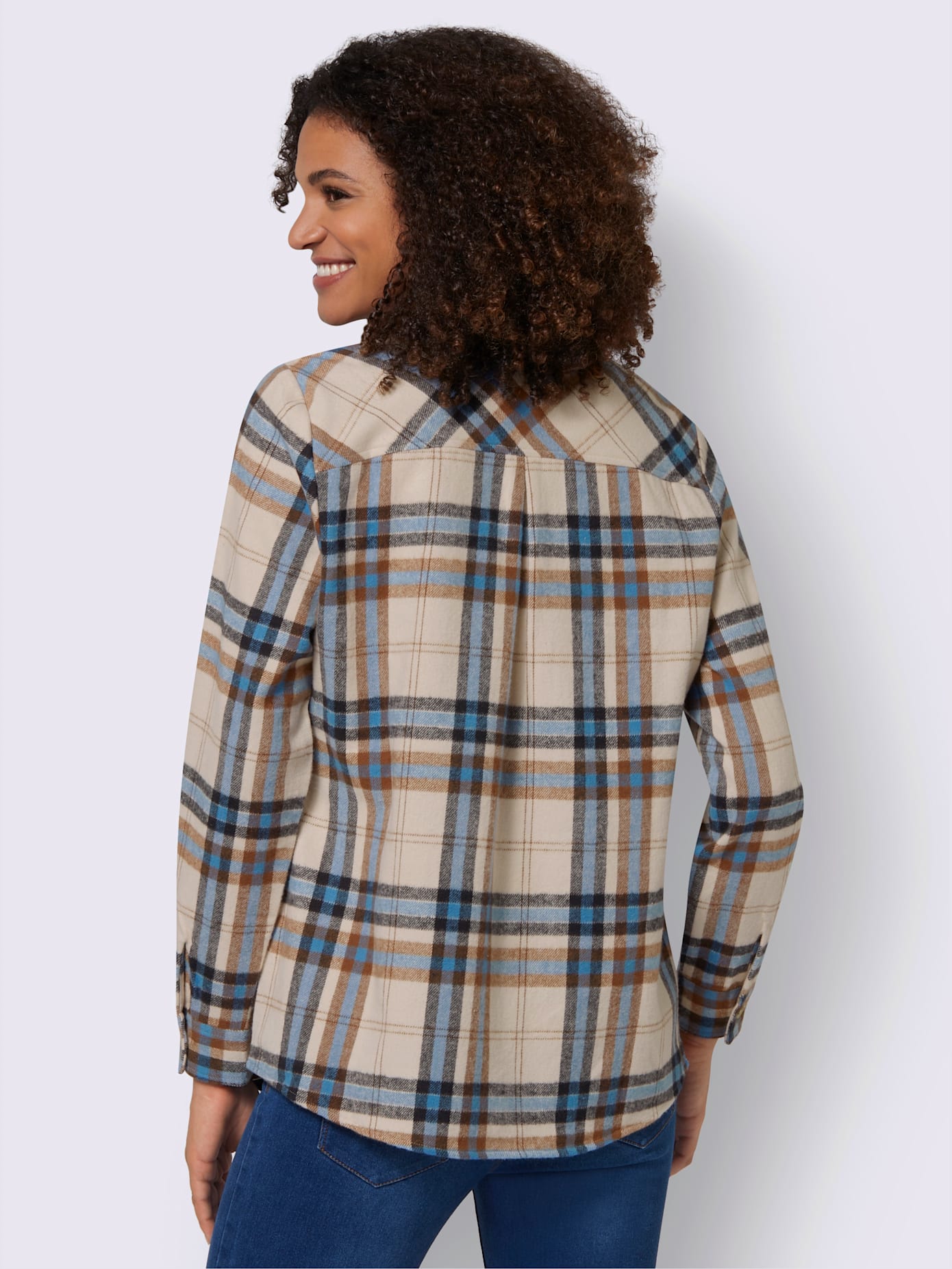 Chemisier en flanelle pur coton