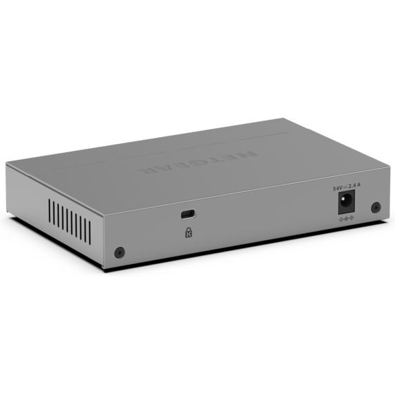NETGEAR GS108EPP Non-géré Gigabit Ethernet (10/100/1000) Connexion Ethernet, supportant l'alimentation via ce port (PoE) Montage sur le bureau ou sur le mur Gris