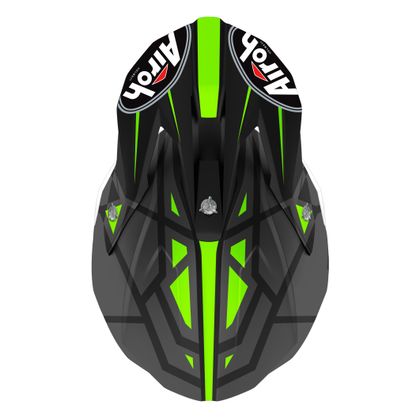 Casque cross Airoh WRAAP - MOOD - GREEN MATT 2023 - Vert