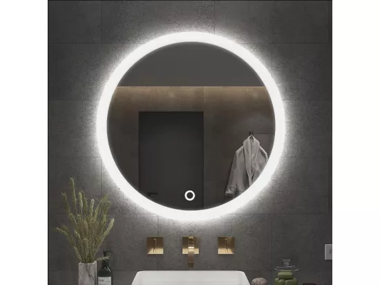 MIROIR LED REA 80CM FFJ80 CHROME