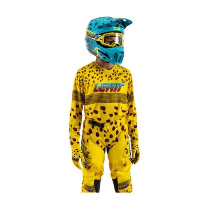 Tenue cross Leatt 3.5 RIDE KIT MAILLOT+PANTALON JUNIOR 2025 - Bleu