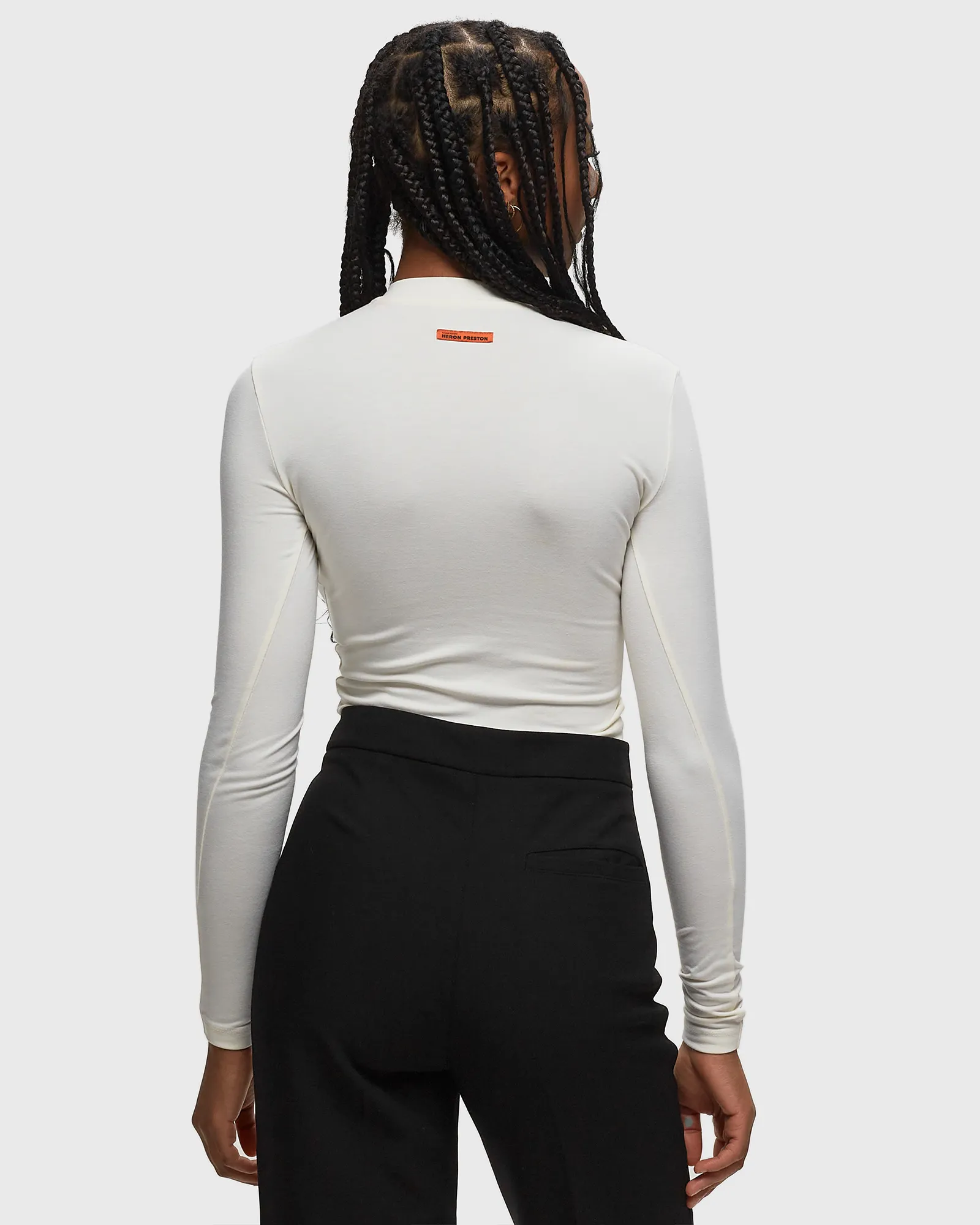 Camiseta de manga comprida com cadarço Heron Preston