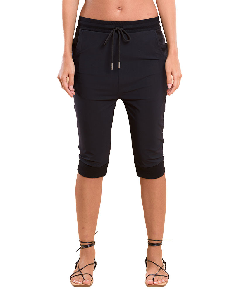 HBT SUNRISE MAILLE - JUNE PANTALON SAROUEL NOIR