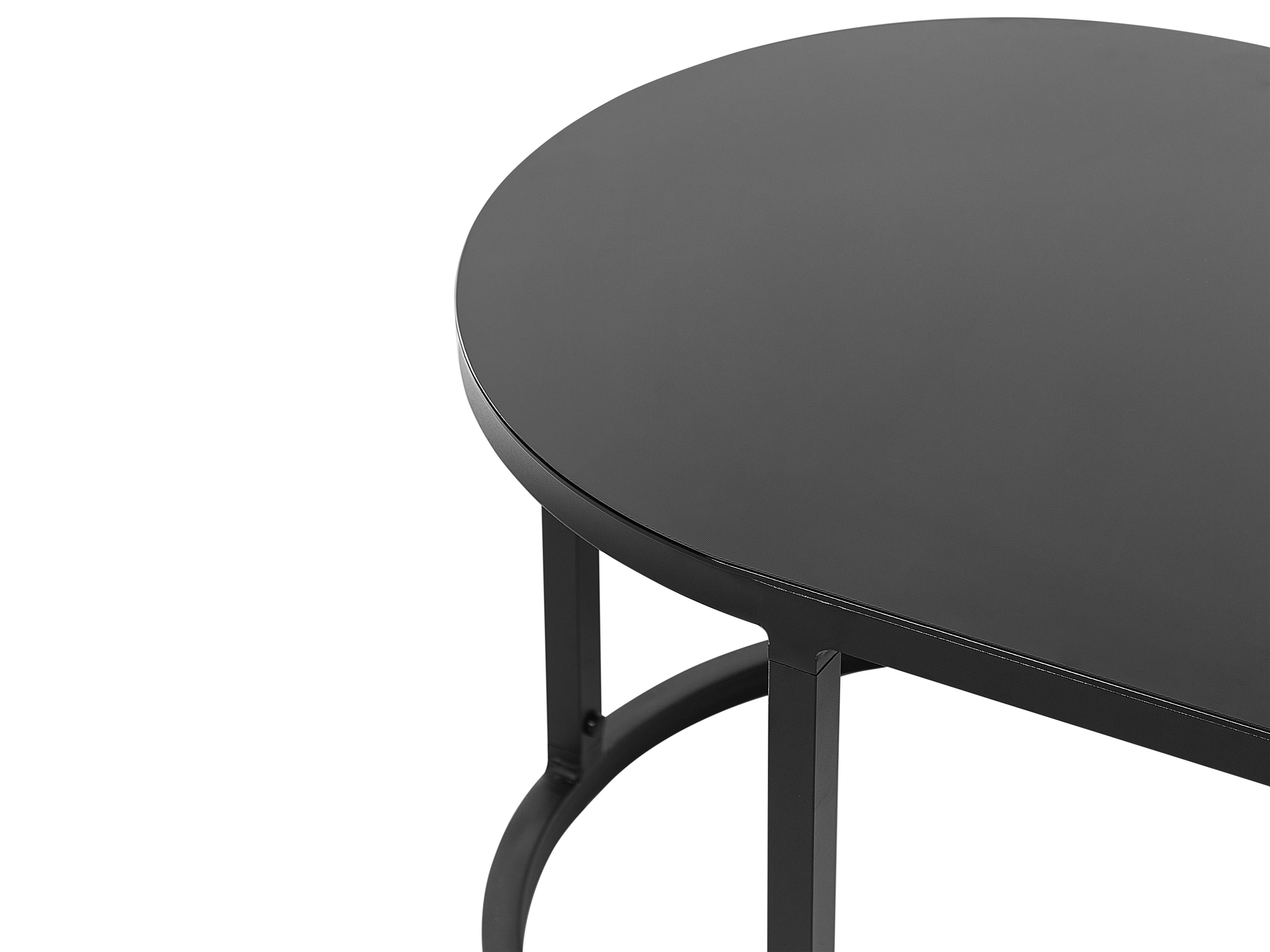 Loungeset met tafel 5-zits MONTEFALCO Metaal Wit