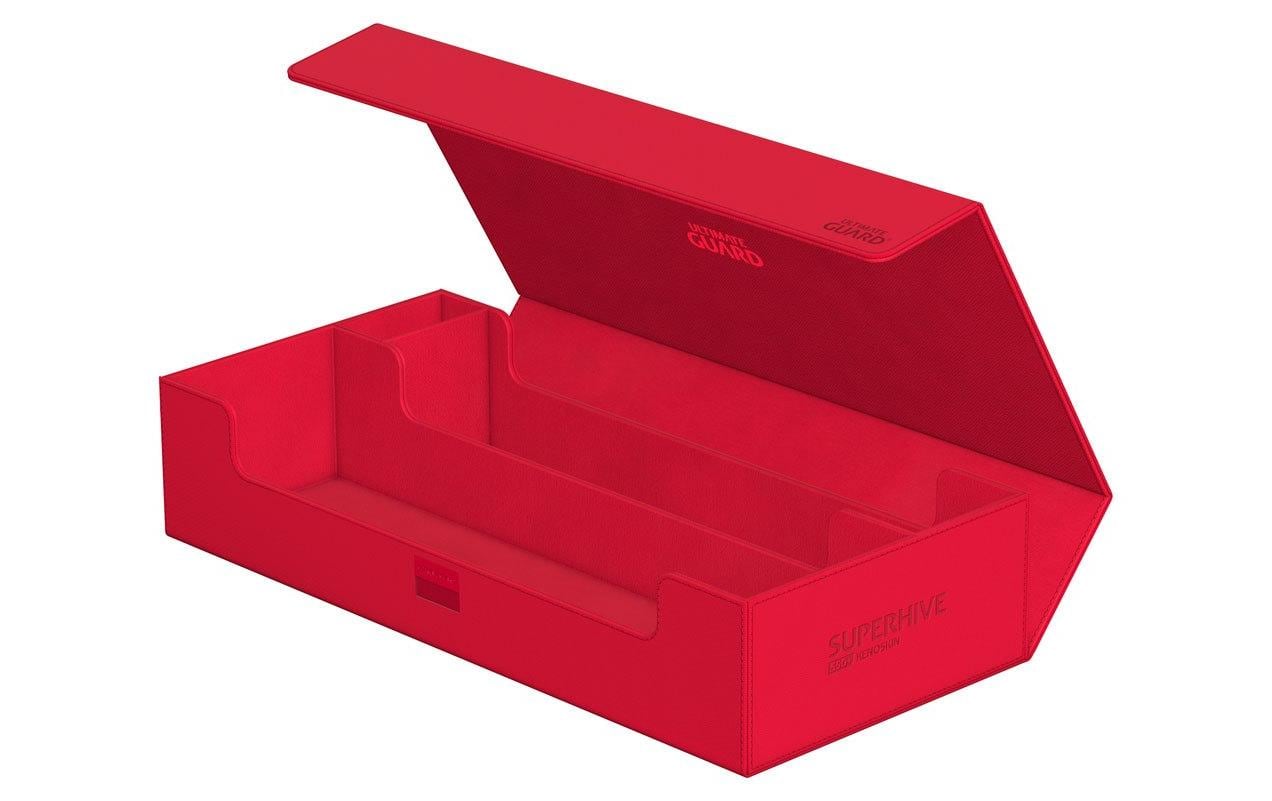 Kartenbox XenoSkin Superhive 550+ RotHochwertige Box für Sammelkarten in Standardgrösse