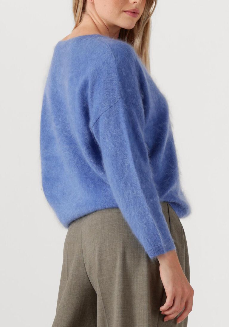blauwe absolut cashmere trui soeli