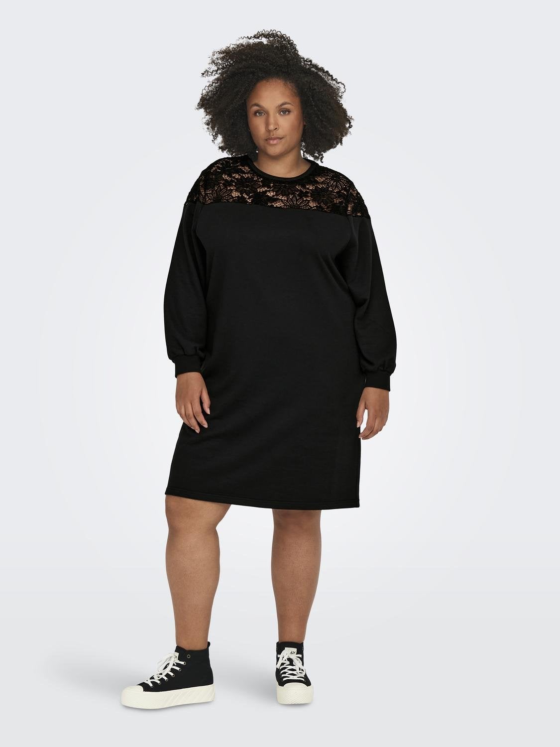 CARCATALINA Midikleid Black