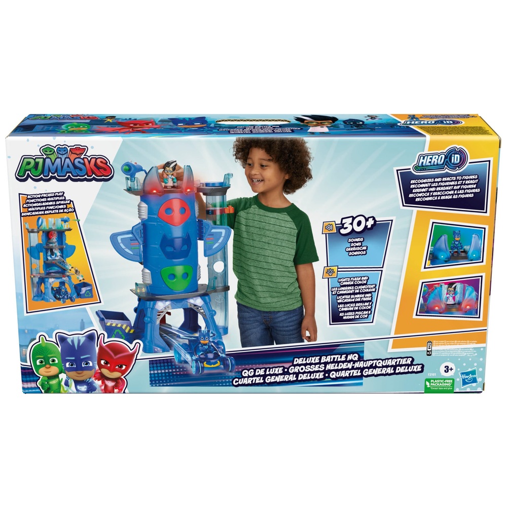 PJ Masks Deluxe Kampfzentrale Spielset mit 2 Actionfiguren