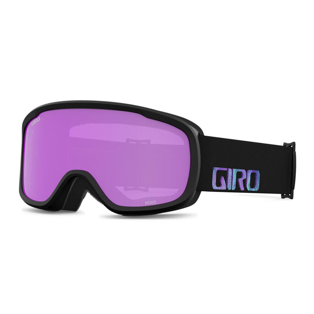 Giro MOXIE - Masque ski + écran supplémentaire yellow Femme black/amber pink