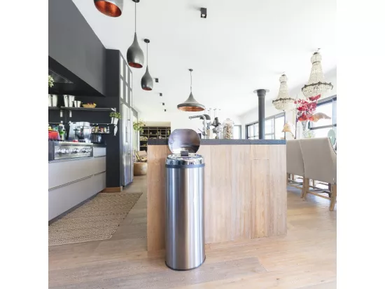 Poubelle automatique ARTIC Argent Acier inoxydable 50 L