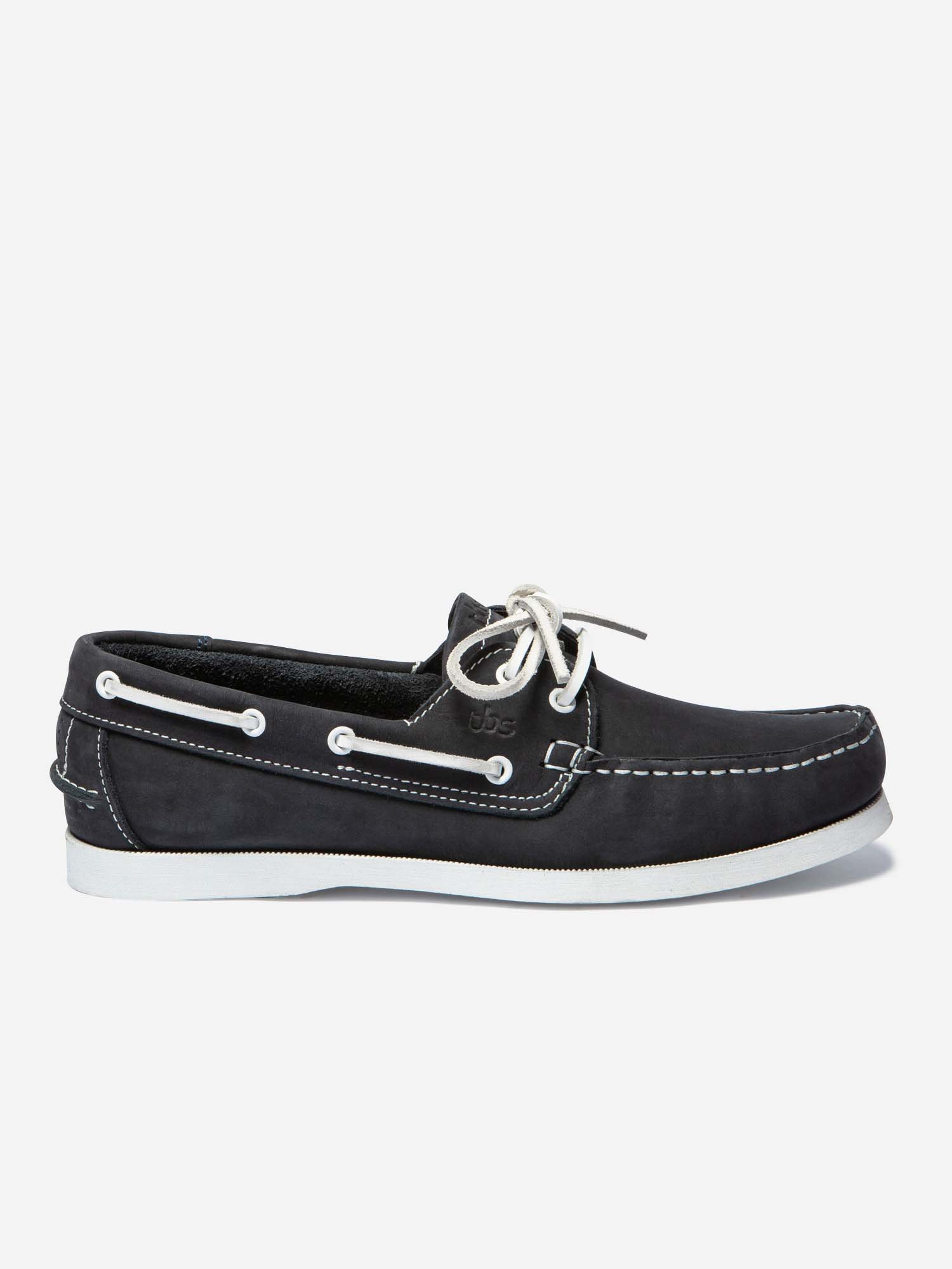Chaussures Bateau Homme Cuir Nubuck Bleu Marine