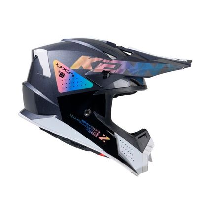 Casque cross Kenny TRACK - GRAPHIC - ZOOM 2025 - Noir
