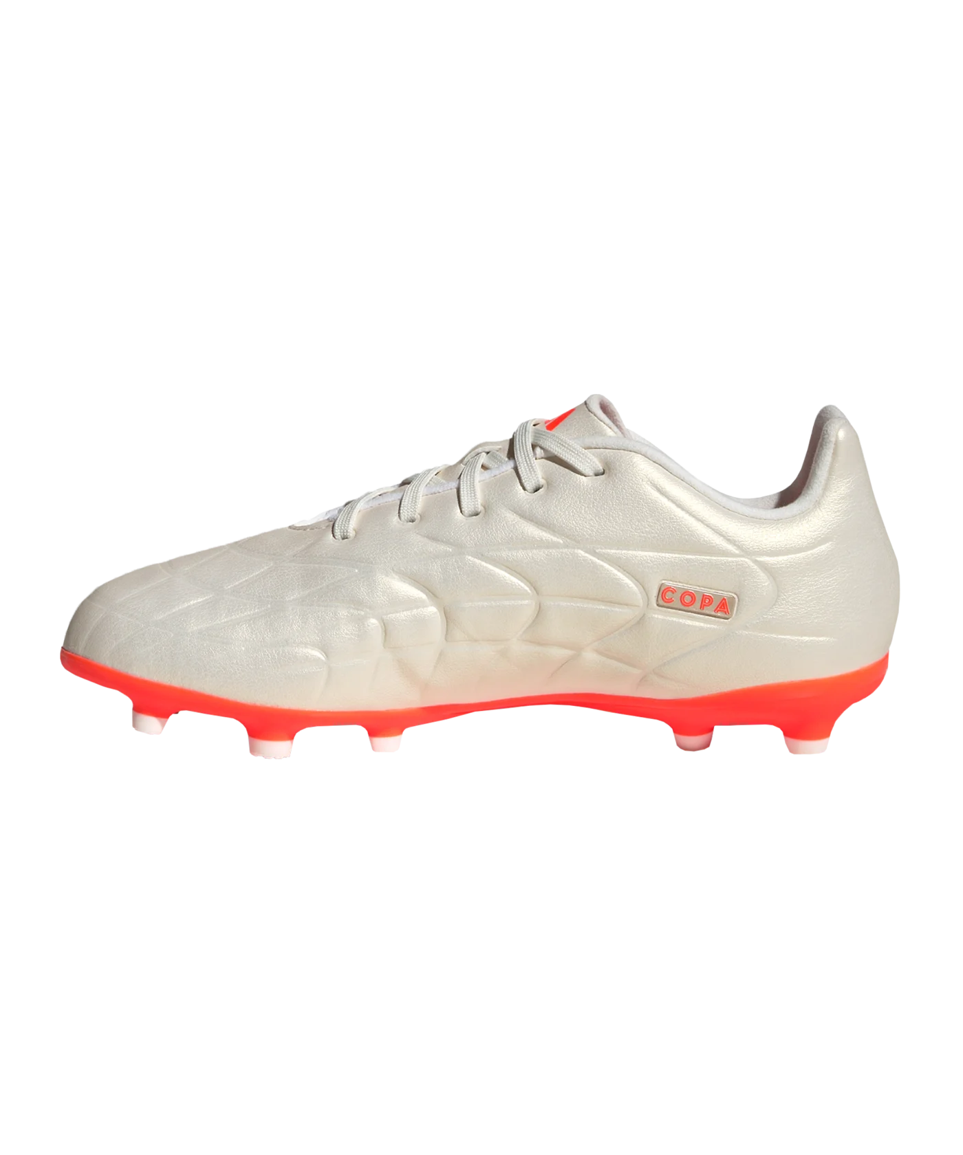 adidas COPA Pure.3 FG Heatspawn Kids Weiss Orange