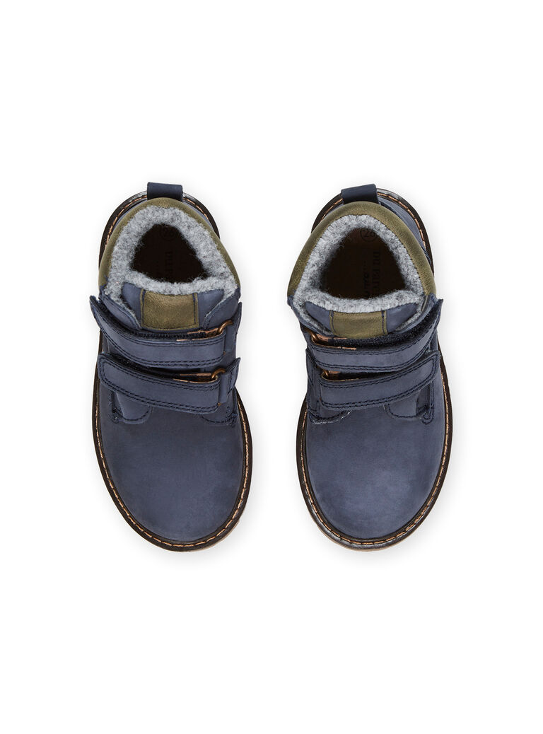 Boots montantes en cuir