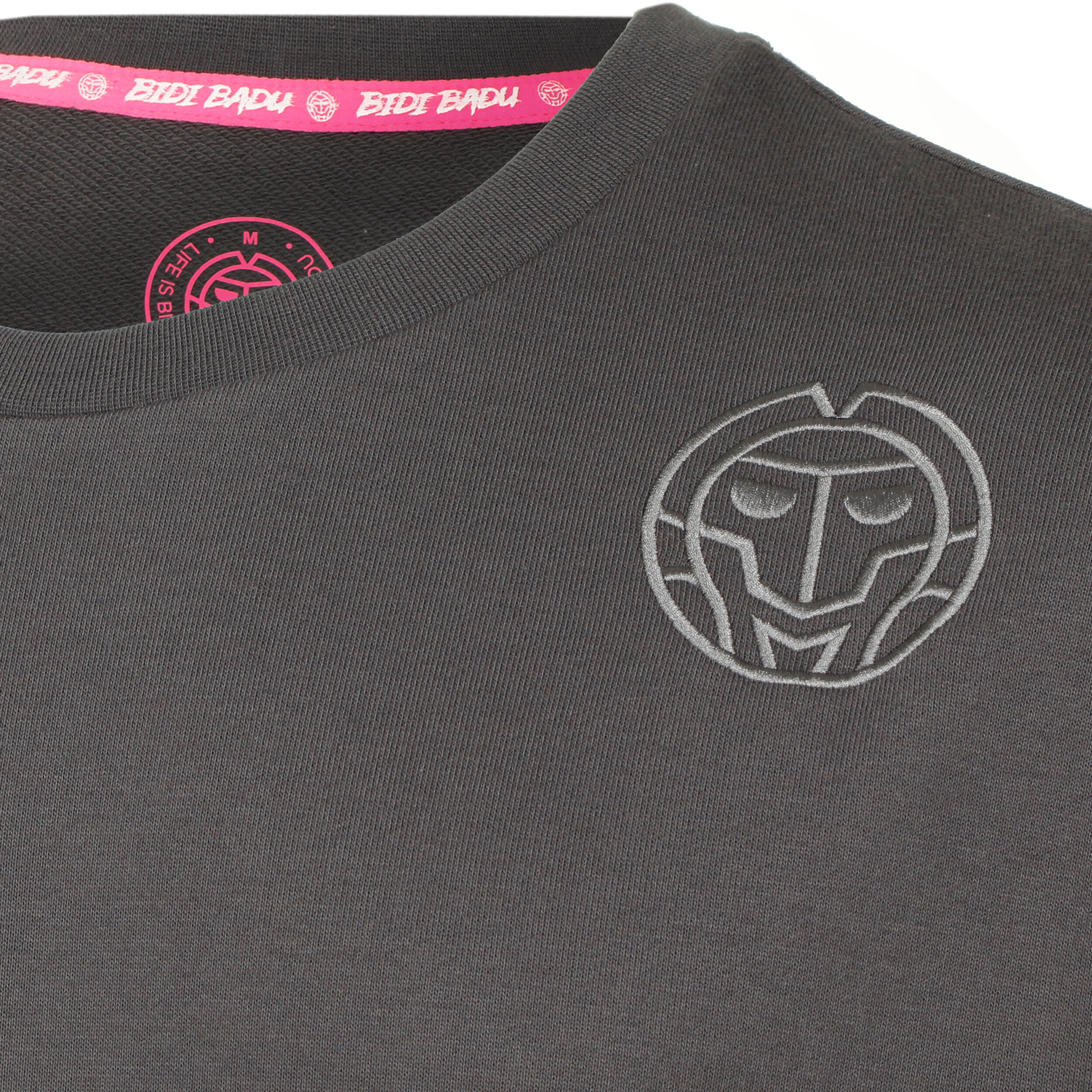BIDI BADU Chill Crew Sweat-shirt Hommes - Gris Foncé