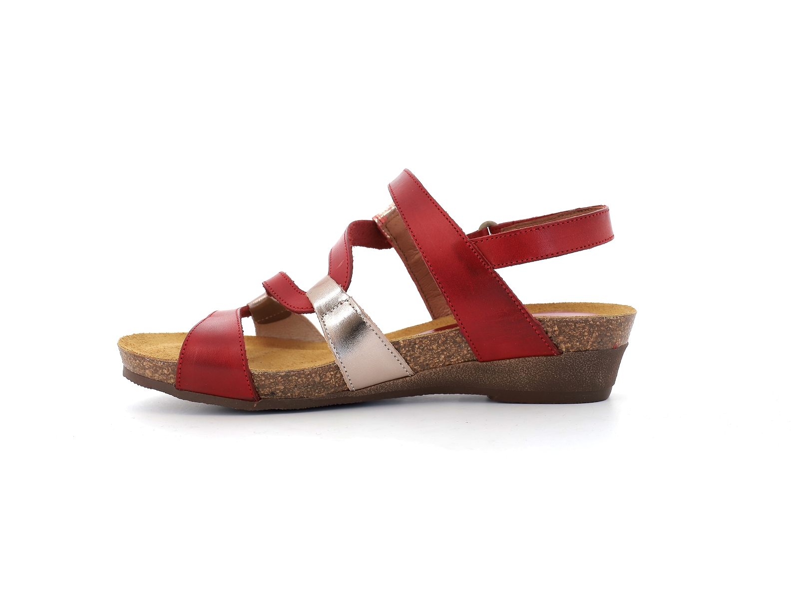 Xapatan-BUVITRO - 2164 Cuir Multi Rouge
