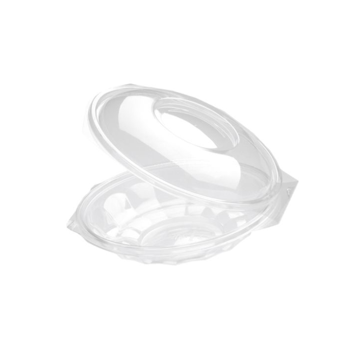 APET saladebowl   vast deksel 250cc  (6151800456437)