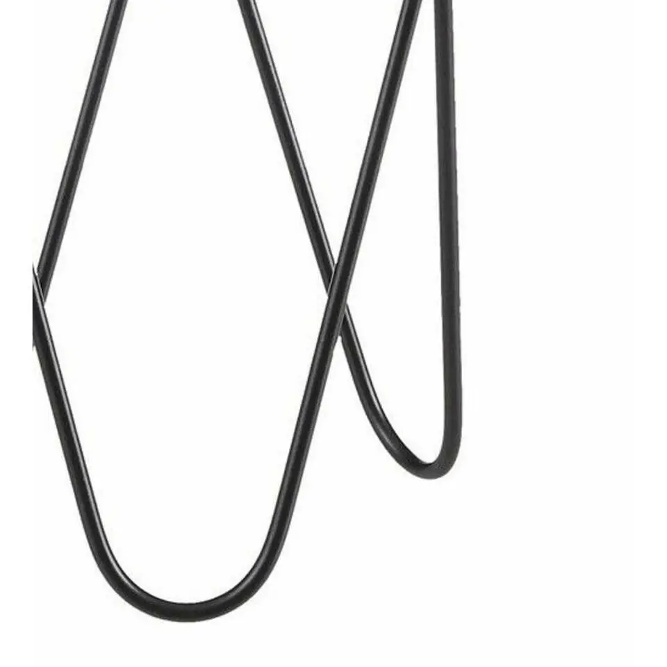 Mica Decorations Planten standaard - zwart - D11 x H12 cm -metaal