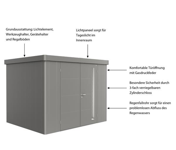 Biohort Gerätehaus Neo 2C, ca. B292/H222/T236