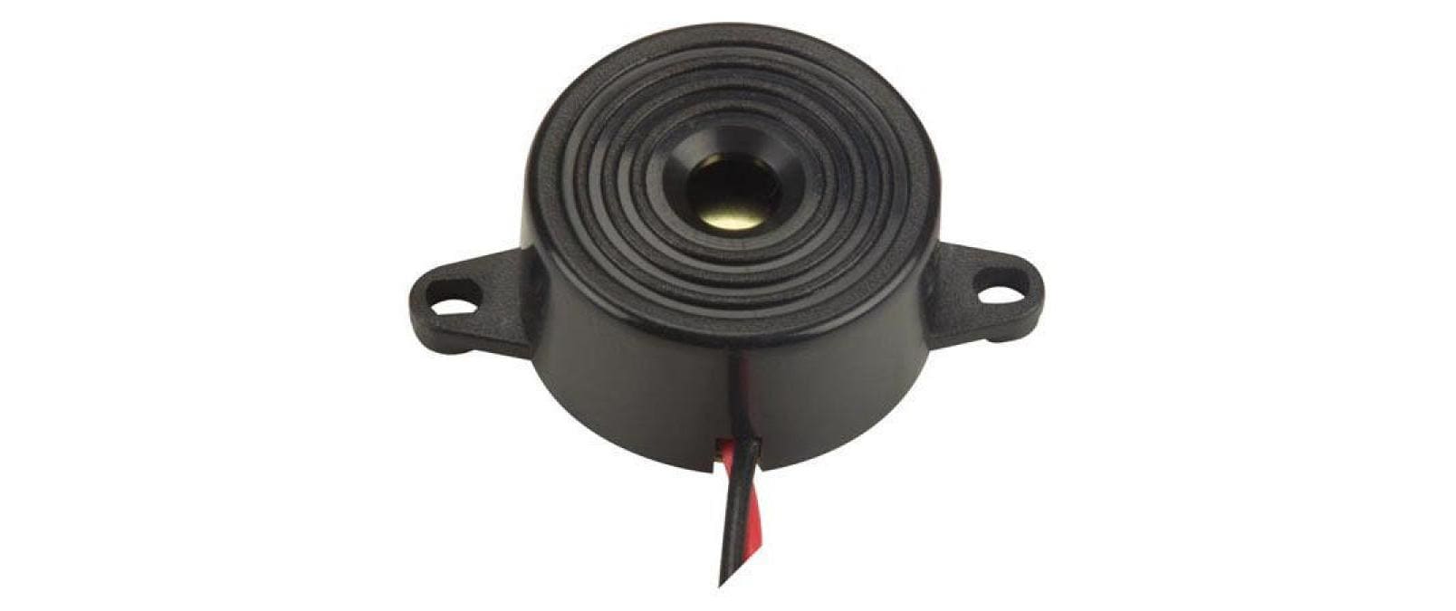Summer SV3N, 12V, 88dB 1 StückSubminiatursummer zur Flanschmontage, schwarz