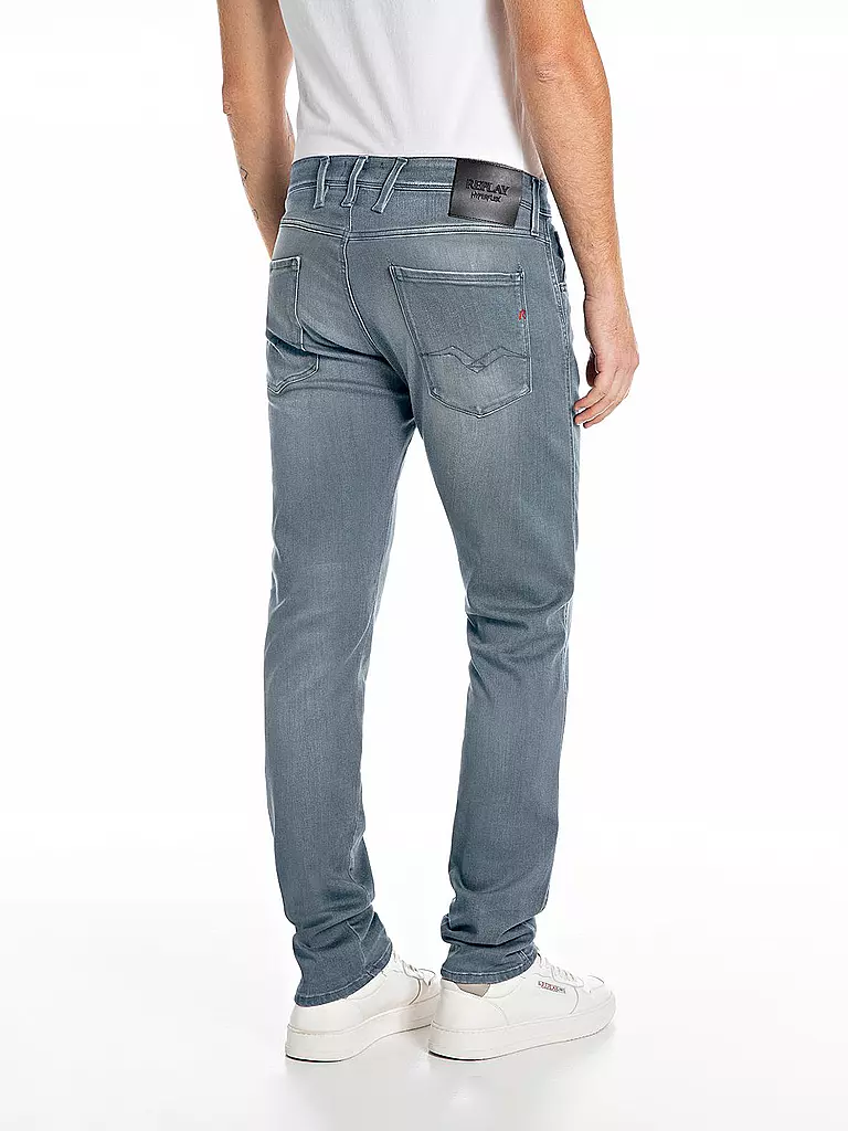 REPLAY Jeans Slim Fit ANBASS hellgrau