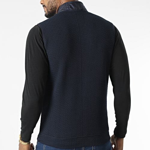 Veste Zippée Sans Manches BLC22K16 Bleu Marine