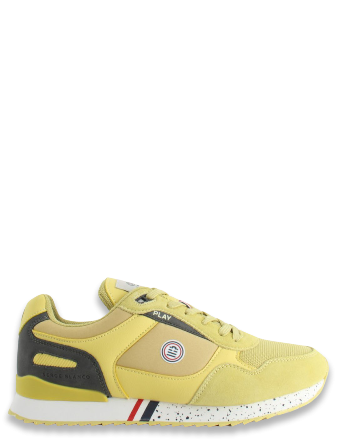 serge blanco Baskets de Ville Homme Chamonix Jaune