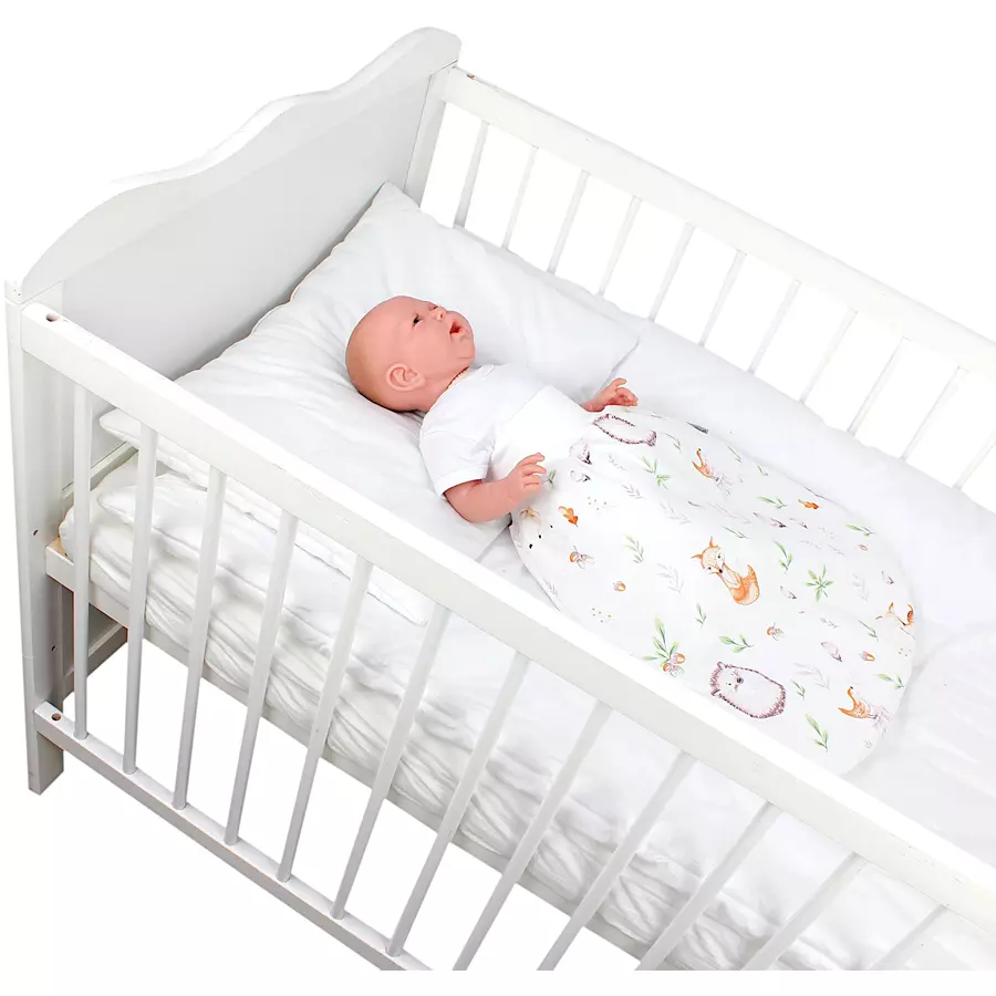 TupTam Baby Strampelsack mit Bund für Mädchen  und Jungen grünweiß