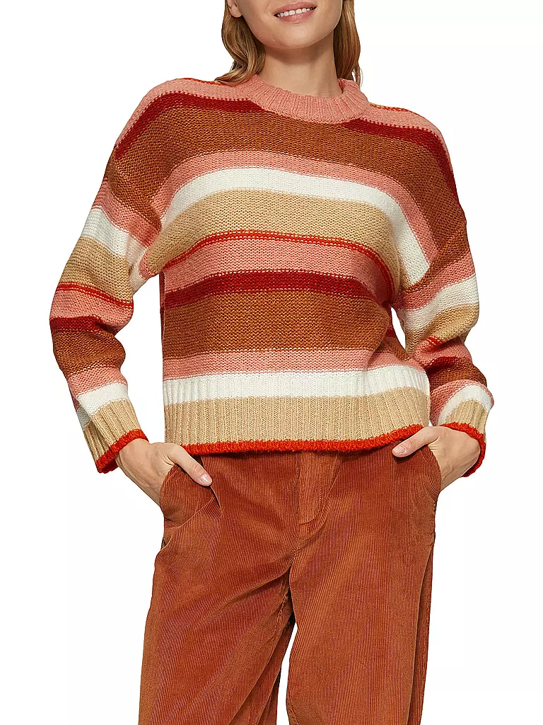 S.OLIVER Strickpullover rot